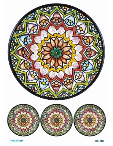 2326 Diamond Pirinç Dekopaj Kağıdı 30x42cm