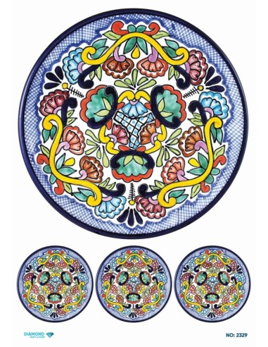 2329 Diamond Pirinç Dekopaj Kağıdı 30x42cm