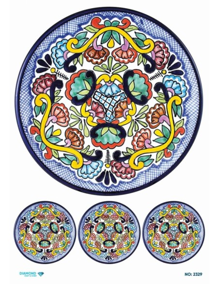 2329 Diamond Pirinç Dekopaj Kağıdı 30x42cm