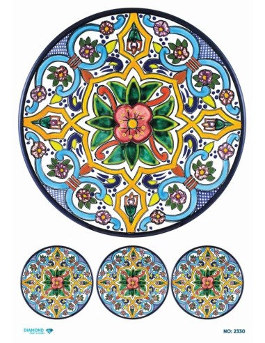 2330 Diamond Pirinç Dekopaj Kağıdı 30x42cm