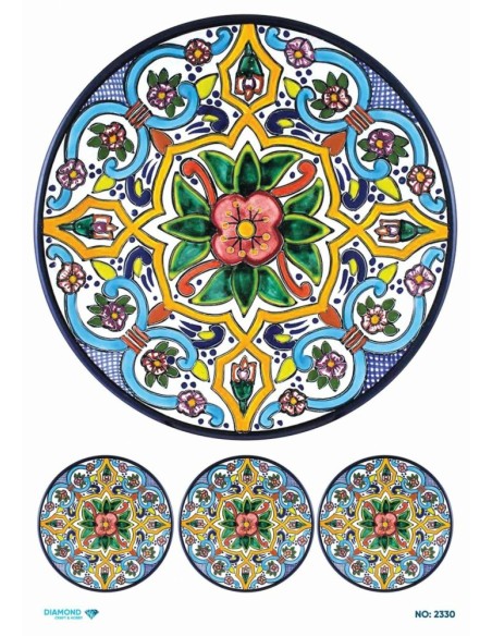 2330 Diamond Pirinç Dekopaj Kağıdı 30x42cm