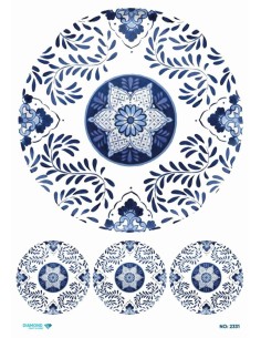 2331 Diamond Pirinç Dekopaj Kağıdı 30x42cm