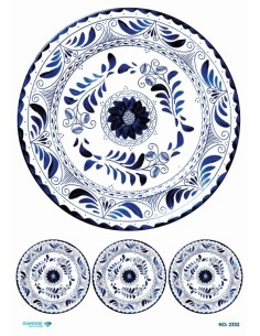 2332 Diamond Pirinç Dekopaj Kağıdı 30x42cm