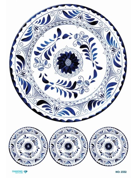 2332 Diamond Pirinç Dekopaj Kağıdı 30x42cm