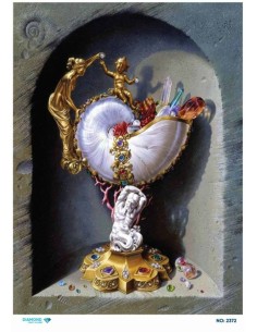 2372 Diamond Pirinç Dekopaj Kağıdı 30x42cm