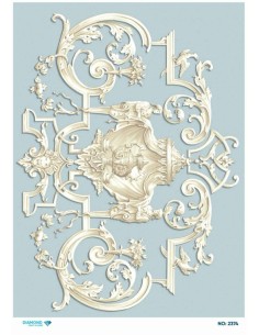 2374 Diamond Pirinç Dekopaj Kağıdı 30x42cm