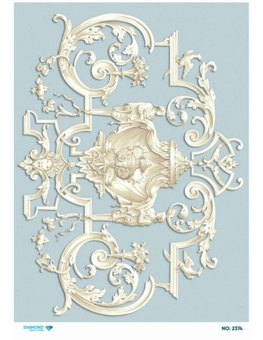 2374 Diamond Pirinç Dekopaj Kağıdı 30x42cm