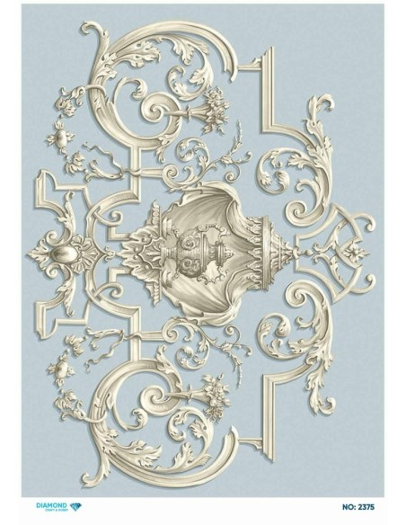 2375 Diamond Pirinç Dekopaj Kağıdı 30x42cm