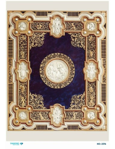 2376 Diamond Pirinç Dekopaj Kağıdı 30x42cm