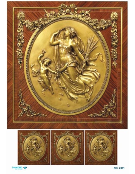 2381 Diamond Pirinç Dekopaj Kağıdı 30x42cm