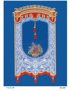 2387 Diamond Pirinç Dekopaj Kağıdı 30x42cm