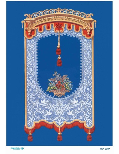 2387 Diamond Pirinç Dekopaj Kağıdı 30x42cm