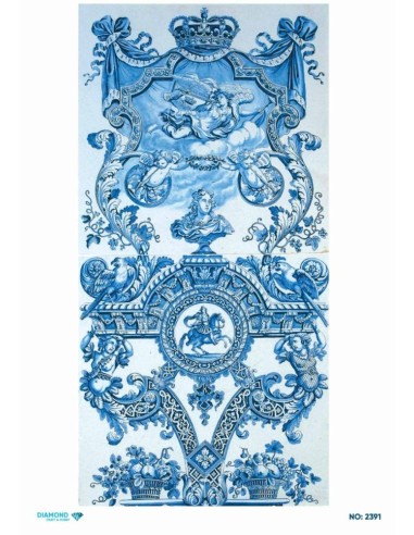 2391 Diamond Pirinç Dekopaj Kağıdı 30x42cm