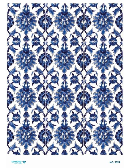 2399 Diamond Pirinç Dekopaj Kağıdı 30x42cm
