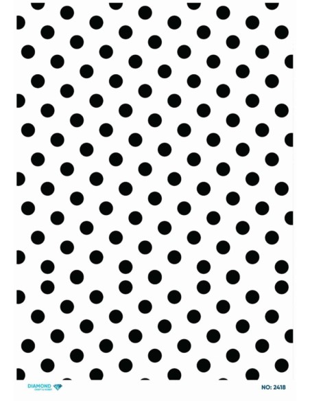 2418 Diamond Pirinç Dekopaj Kağıdı 30x42cm