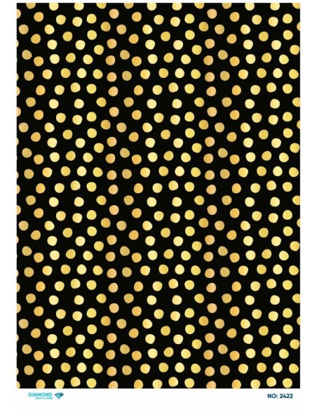 2422 Diamond Pirinç Dekopaj Kağıdı 30x42cm
