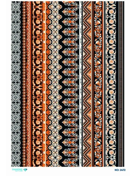 2472 Diamond Pirinç Dekopaj Kağıdı 30x42cm