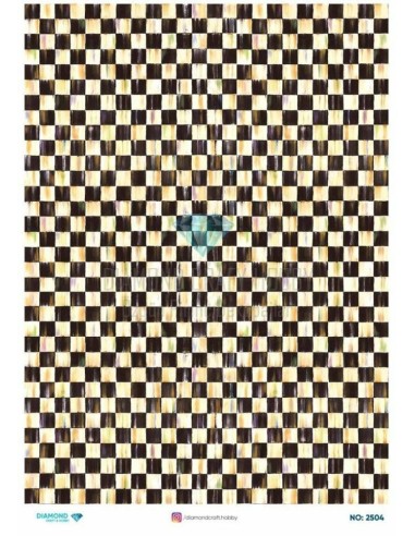2504 Diamond Pirinç Dekopaj Kağıdı 30x42cm