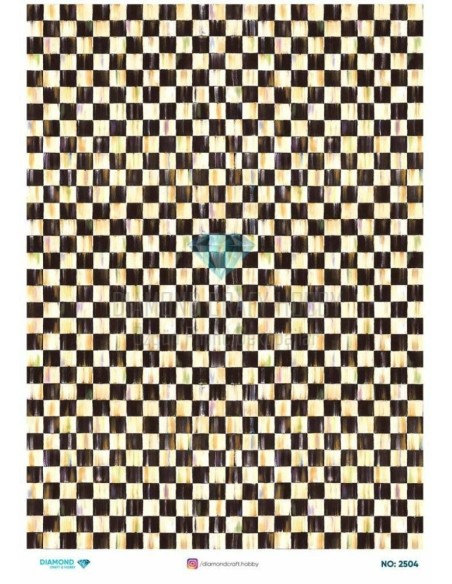 2504 Diamond Pirinç Dekopaj Kağıdı 30x42cm