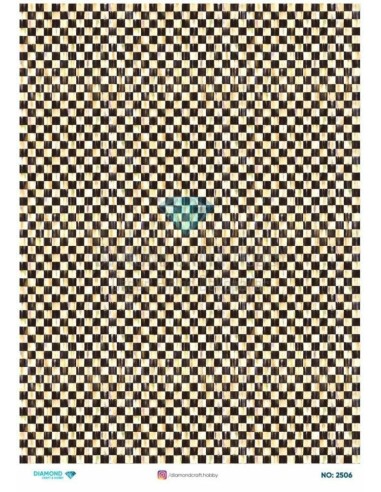 2506 Diamond Pirinç Dekopaj Kağıdı 30x42cm