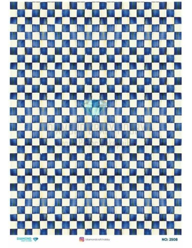 2508 Diamond Pirinç Dekopaj Kağıdı 30x42cm