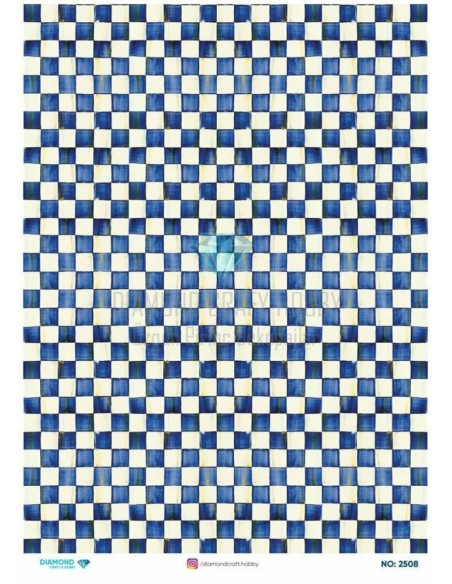 2508 Diamond Pirinç Dekopaj Kağıdı 30x42cm