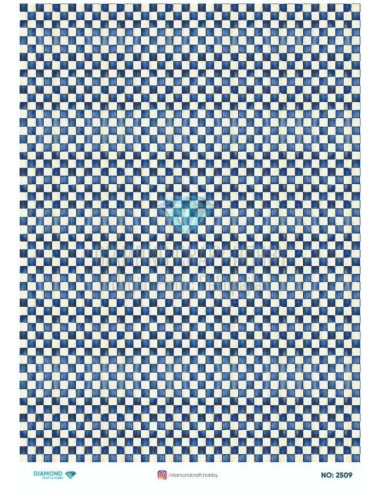 2509 Diamond Pirinç Dekopaj Kağıdı 30x42cm