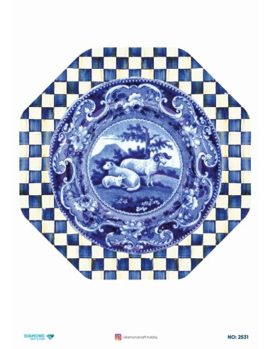 2531 Diamond Pirinç Dekopaj Kağıdı 30x42cm