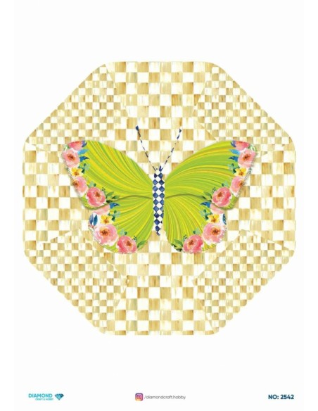 2542 Diamond Pirinç Dekopaj Kağıdı 30x42cm