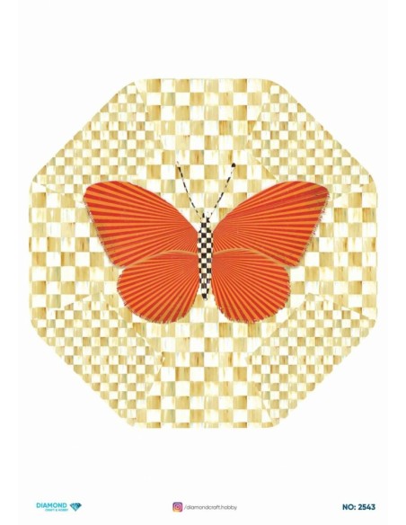 2543 Diamond Pirinç Dekopaj Kağıdı 30x42cm