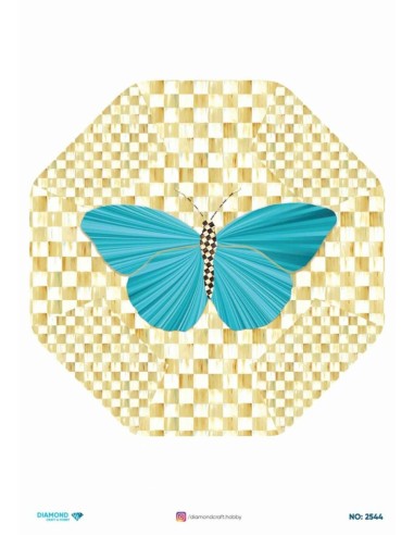 2544 Diamond Pirinç Dekopaj Kağıdı 30x42cm