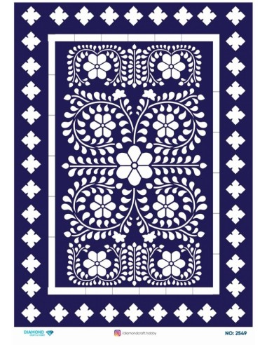 2549 Diamond Pirinç Dekopaj Kağıdı 30x42cm