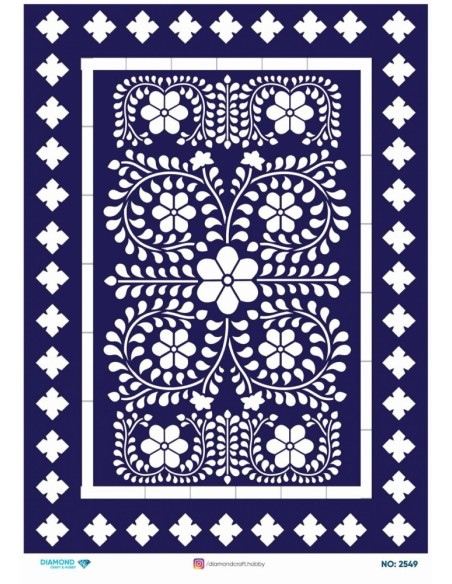2549 Diamond Pirinç Dekopaj Kağıdı 30x42cm