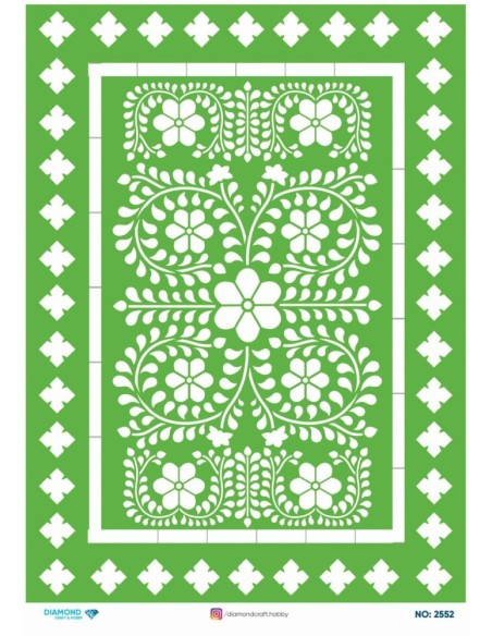 2552 Diamond Pirinç Dekopaj Kağıdı 30x42cm