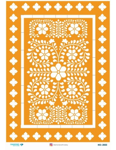 2553 Diamond Pirinç Dekopaj Kağıdı 30x42cm