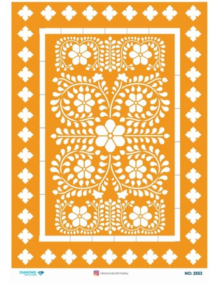 2553 Diamond Pirinç Dekopaj Kağıdı 30x42cm