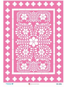2554 Diamond Pirinç Dekopaj Kağıdı 30x42cm