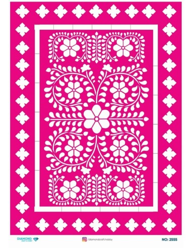 2555 Diamond Pirinç Dekopaj Kağıdı 30x42cm