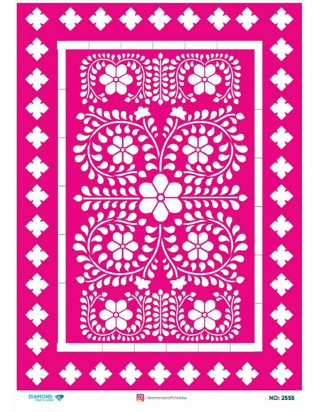 2555 Diamond Pirinç Dekopaj Kağıdı 30x42cm