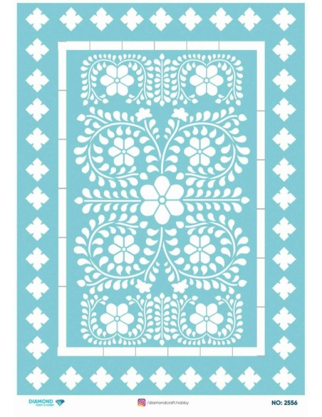 2556 Diamond Pirinç Dekopaj Kağıdı 30x42cm