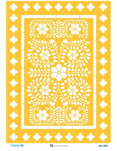 2557 Diamond Pirinç Dekopaj Kağıdı 30x42cm