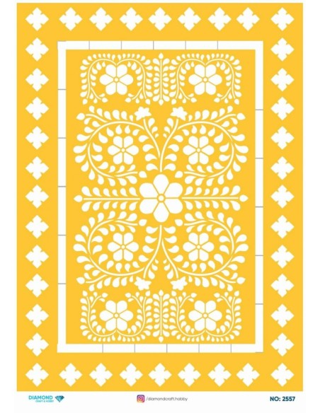 2557 Diamond Pirinç Dekopaj Kağıdı 30x42cm