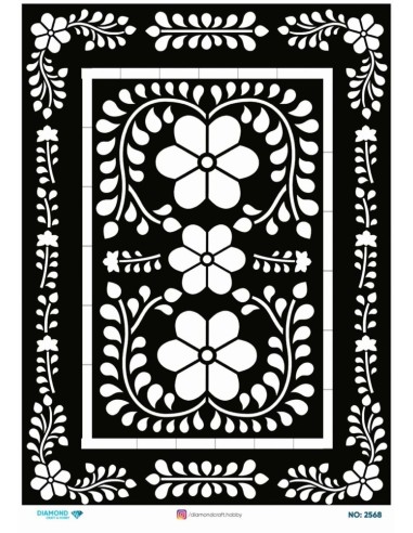2568 Diamond Pirinç Dekopaj Kağıdı 30x42cm