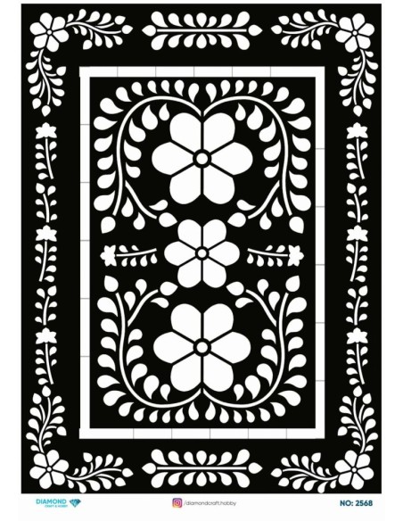 2568 Diamond Pirinç Dekopaj Kağıdı 30x42cm
