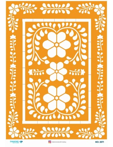 2571 Diamond Pirinç Dekopaj Kağıdı 30x42cm