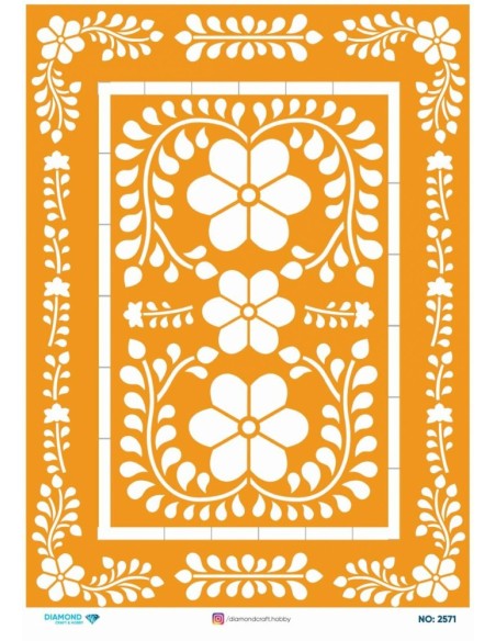 2571 Diamond Pirinç Dekopaj Kağıdı 30x42cm
