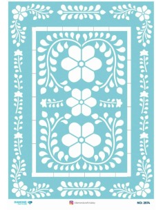 2574 Diamond Pirinç Dekopaj Kağıdı 30x42cm