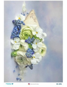 2596 Diamond Pirinç Dekopaj Kağıdı 30x42cm