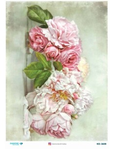 2608 Diamond Pirinç Dekopaj Kağıdı 30x42cm
