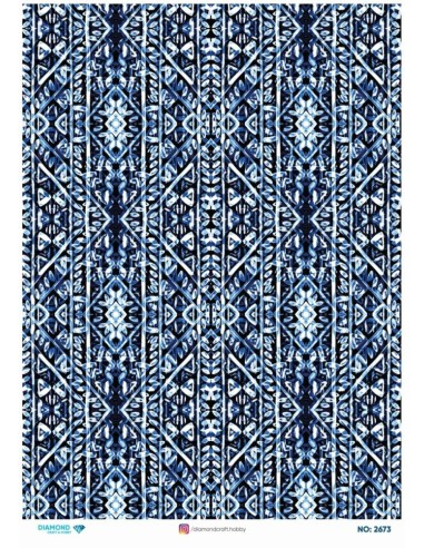 2673 Diamond Pirinç Dekopaj Kağıdı 30x42cm